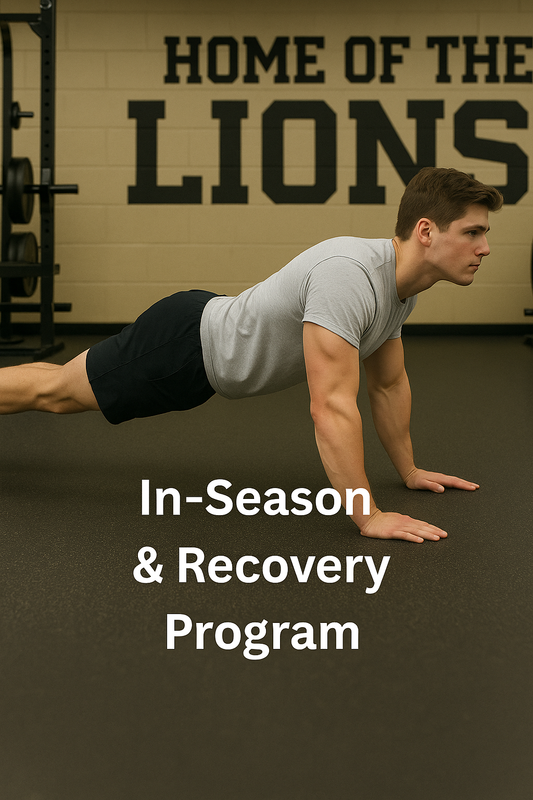 In-Season Maintenance & Recovery Program - One Time Purchase